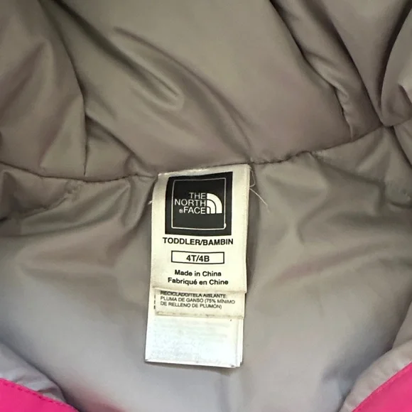 The North Face Fuchsia Hooded Jacket with Fur Trim - Picture 2 of 4